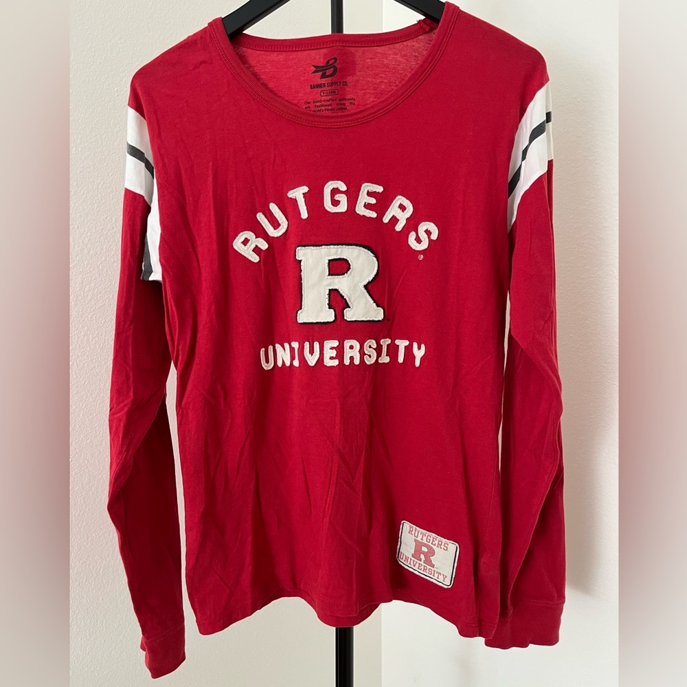 ❤️ Rutgers University Long Sleeve Tee | Youth XL /Women’s Small